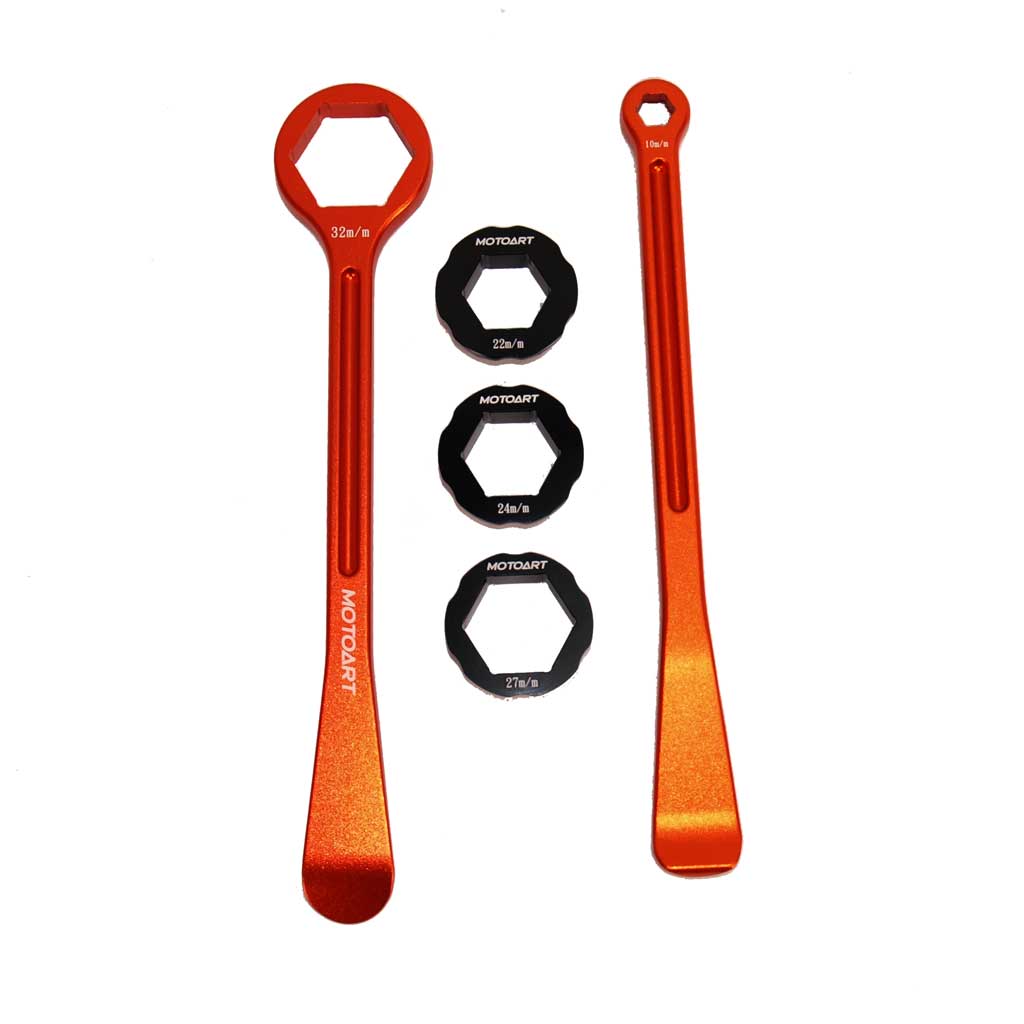 Tyre Lever/Spanner Set - 10/13/22/24/27/32 mm