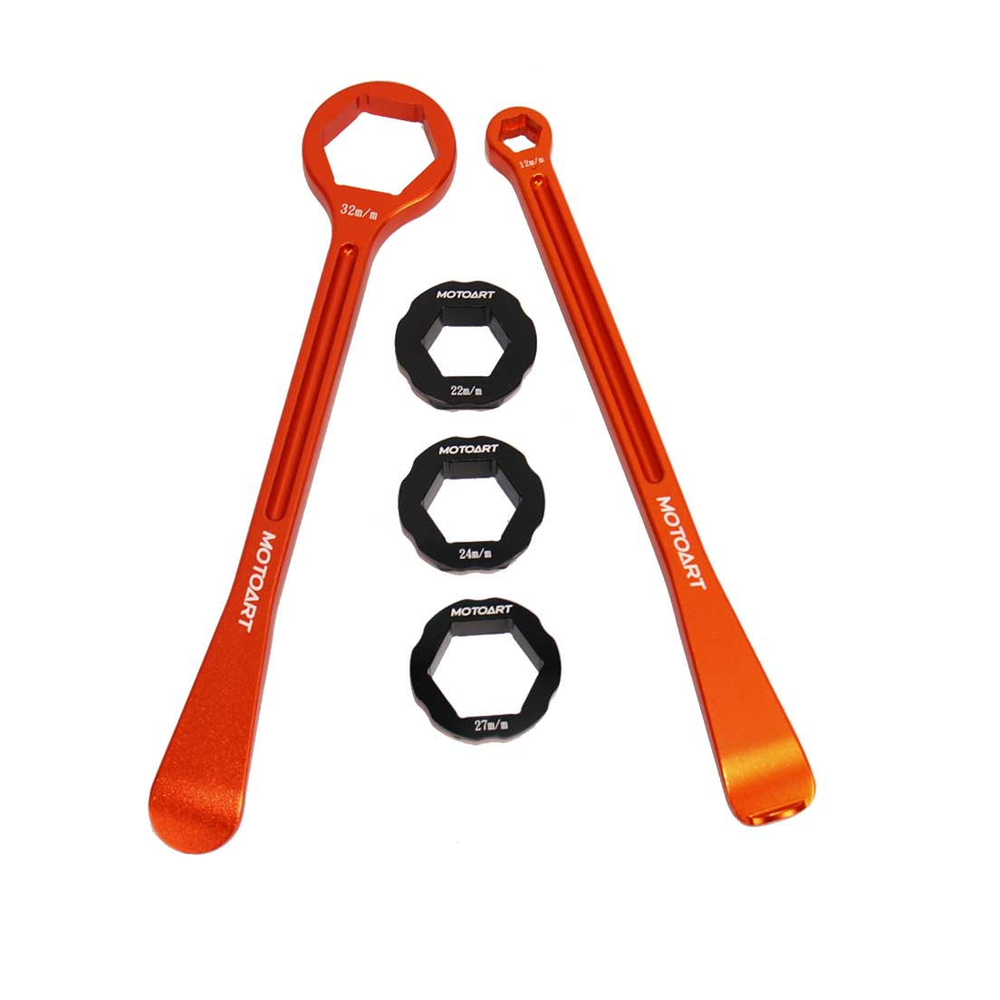 Tyre Lever/Spanner Set - 10/13/22/24/27/32 mm