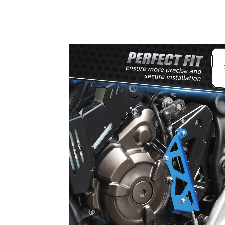 Gearshift linkage guard for Yamaha Tenere 700 - black