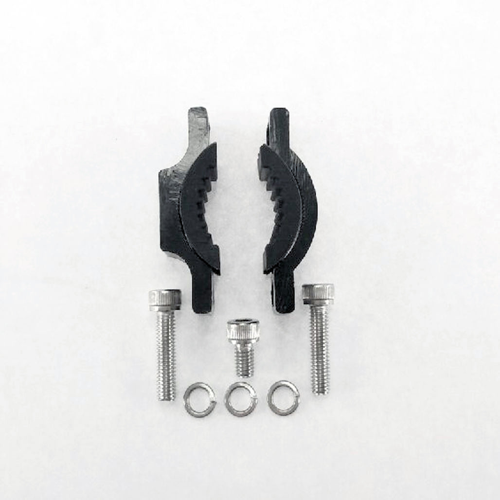 Pair of Motorcycle Auxiliary Lighting Mounting Brackets - 13-25 mm