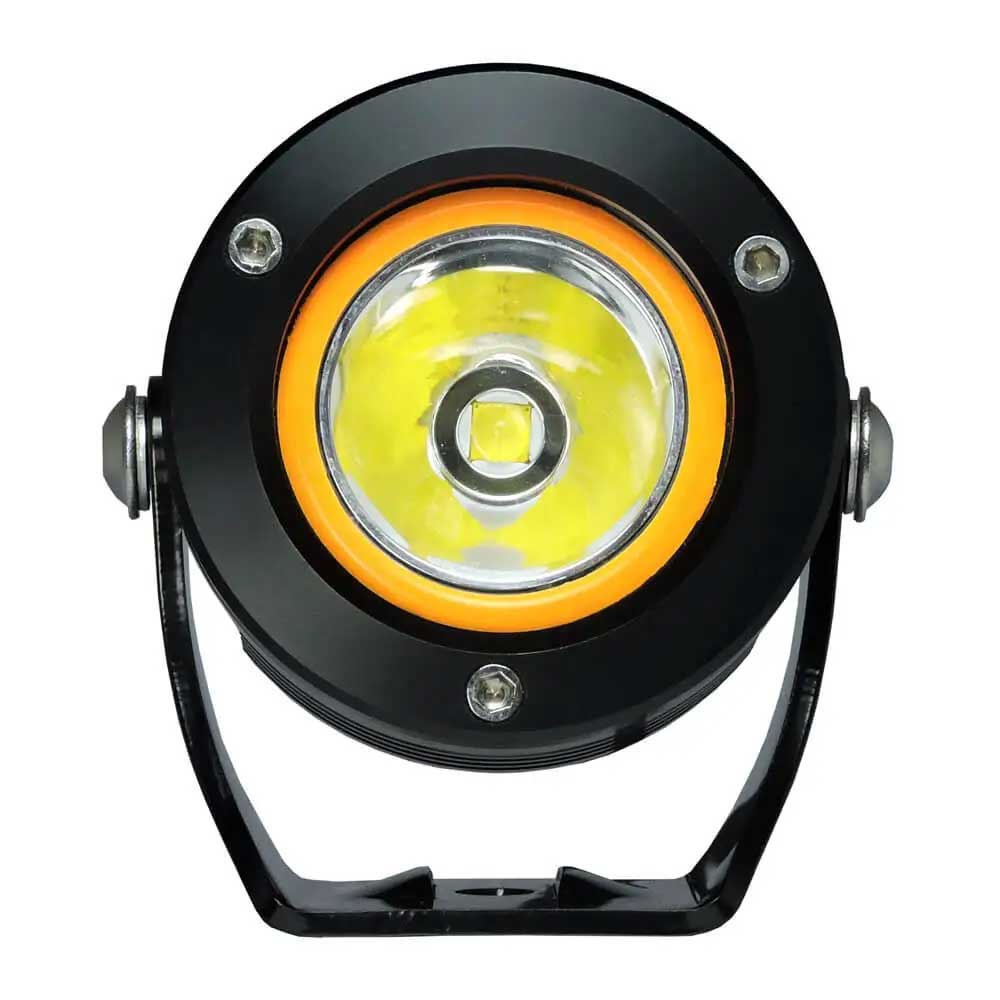 Brightstar Darkbuster DB6 Motorcycle Auxiliary Lights with Integrated Indicators & Genuine CREE XHP50 LEDs