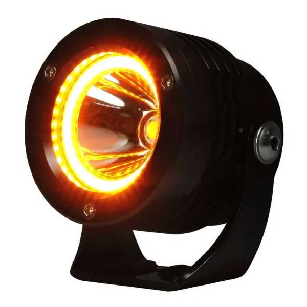 Brightstar Darkbuster DB6 Motorcycle Auxiliary Lights with Integrated Indicators & Genuine CREE XHP50 LEDs