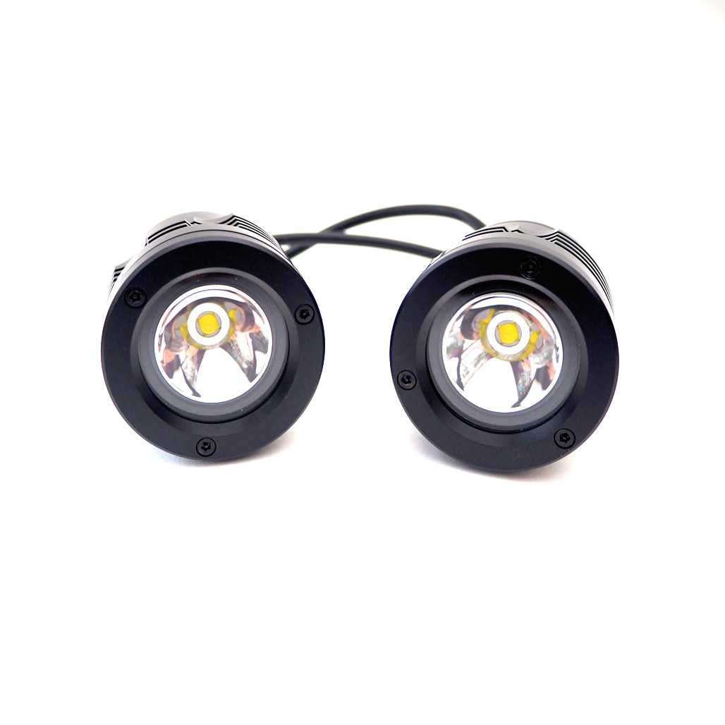 Auxiliary lights for motorcycles