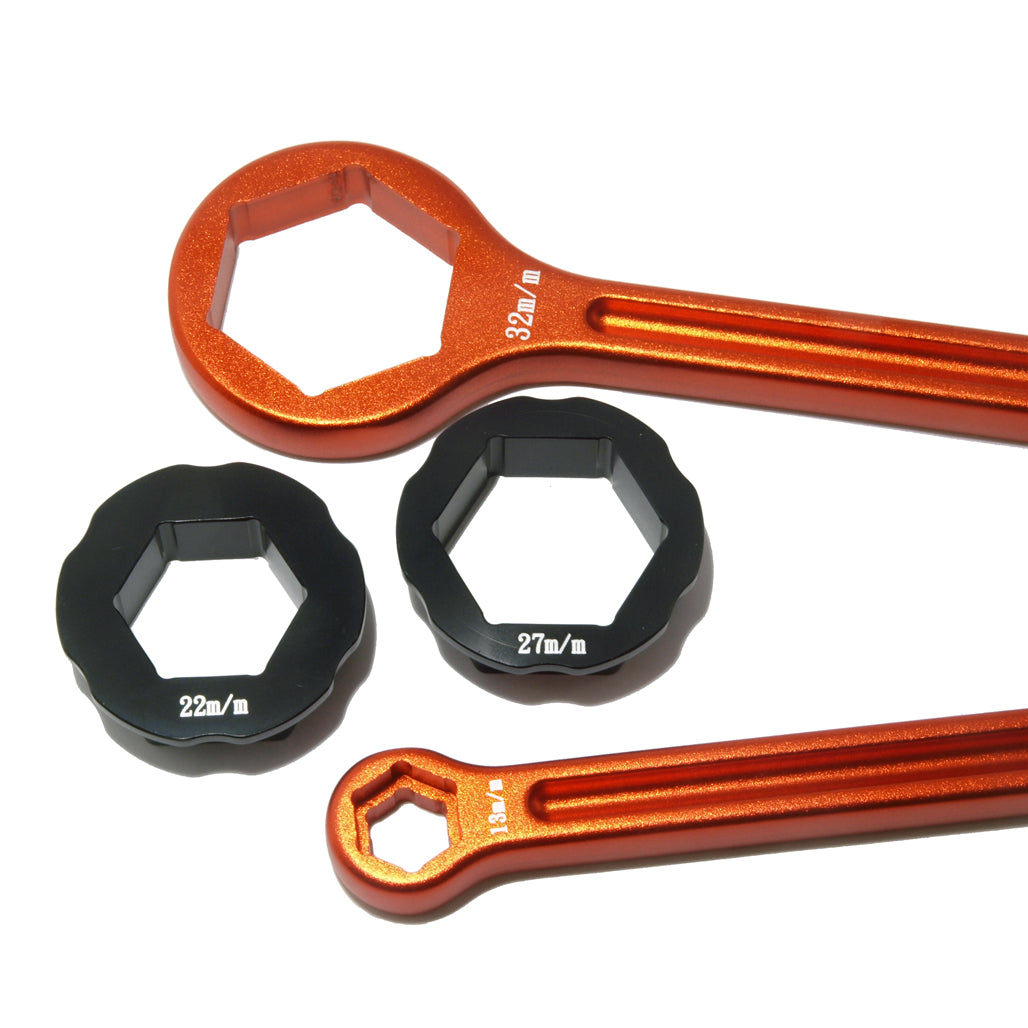 Tyre Lever/Spanner Set - 10/13/22/27/32 mm