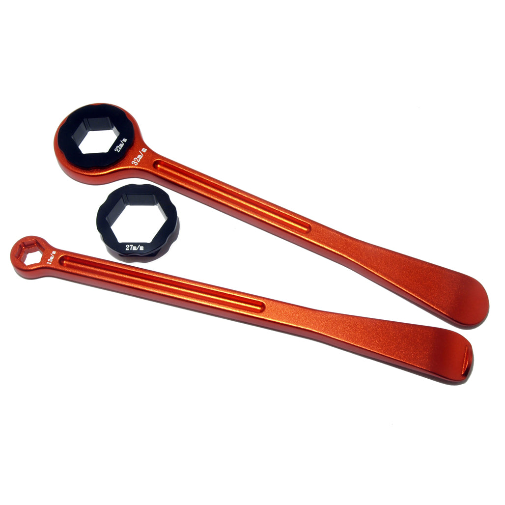 Tyre Lever/Spanner Set - 10/13/22/27/32 mm