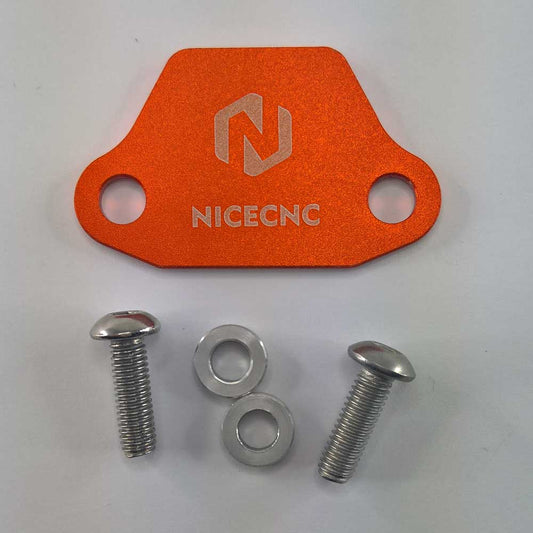 Anodised Orange ABS Sensor Cover to fit KTM models listed