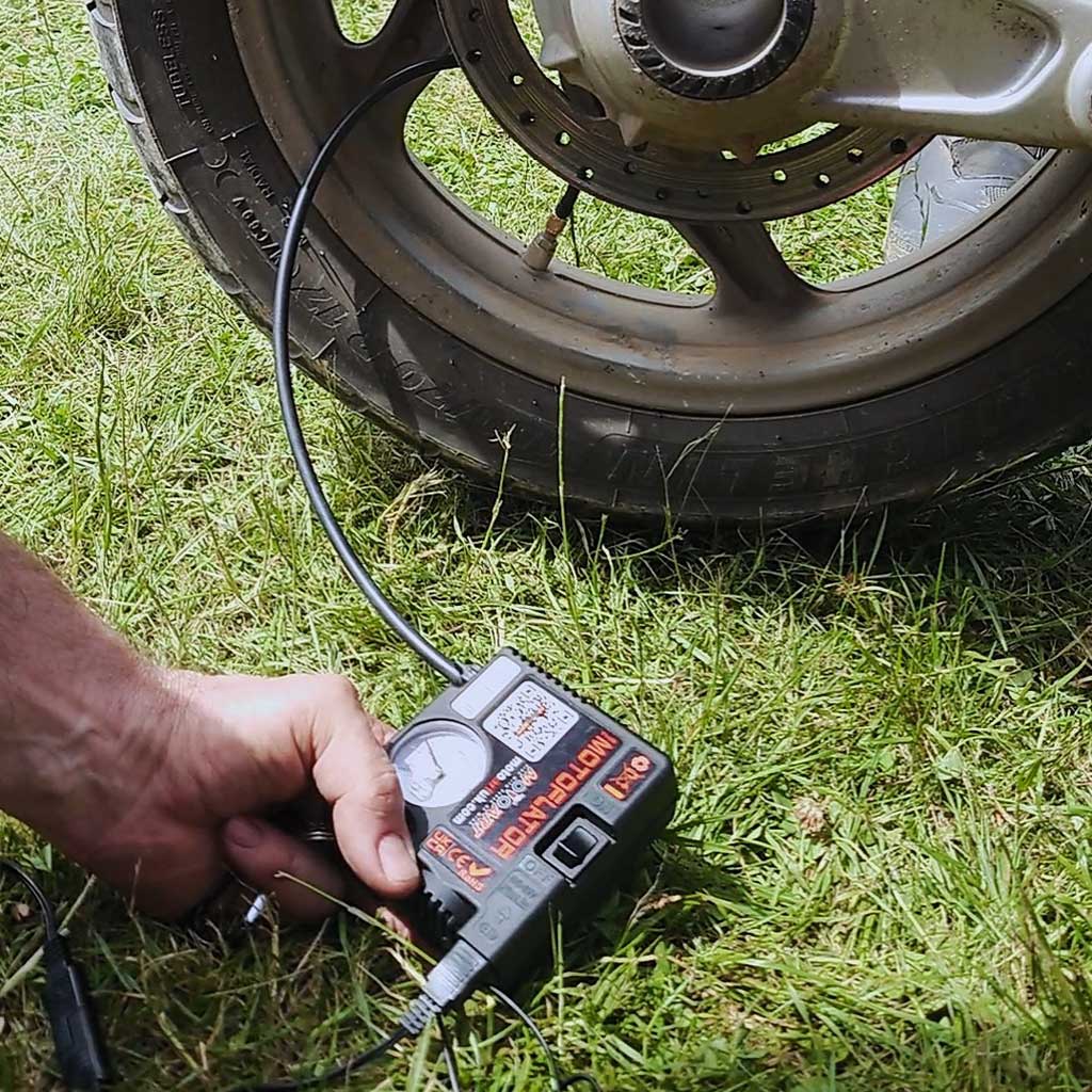 Motorcycle Inflator 12V Motorcycle Tyre Inflator - The MOTOFLATOR – MOTOART