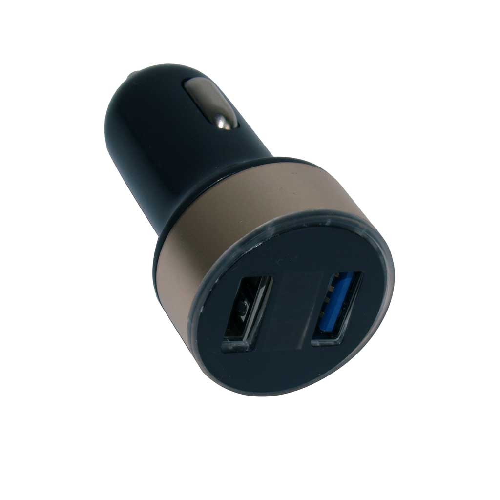 Twin USB Adapter for cigarette lighter socket