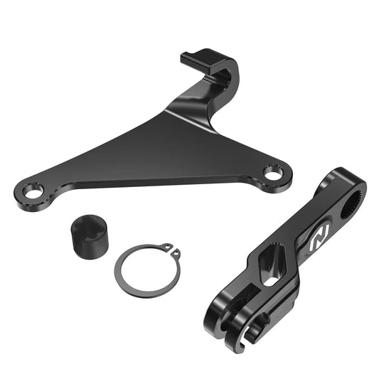 Clutch cable bracket and lever arm plus accessories for Yamaha Tenere 700