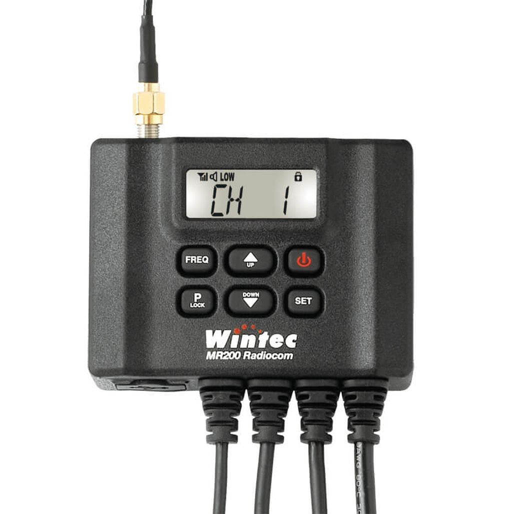 Wintec PMR 446 Motorcycle Radio Communication System - Wired
