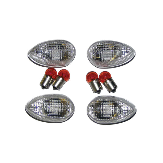 Yamaha FZ1, FZ6, YZF-R1, YZF-R6 Clear Indicator Lenses (4)